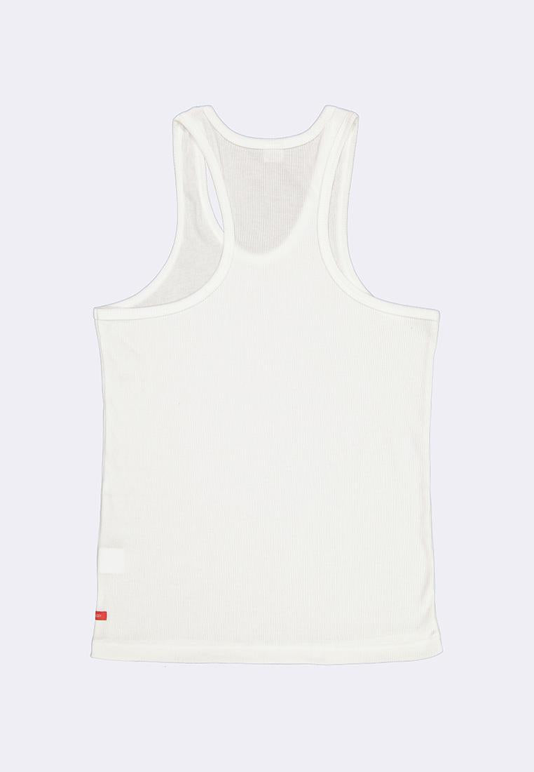 Men's Ribbed Racer Back Tank Top