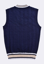 Men's Sleeveless Flat Knit Vest