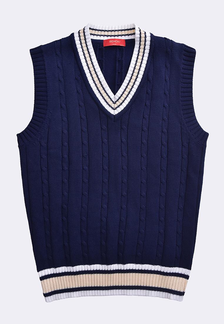 Men's Sleeveless Flat Knit Vest