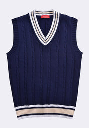 Men's Sleeveless Flat Knit Vest