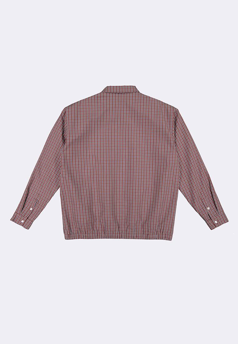 Bench x Kim Soo Hyun Men's Checkered Button-Up Jacket