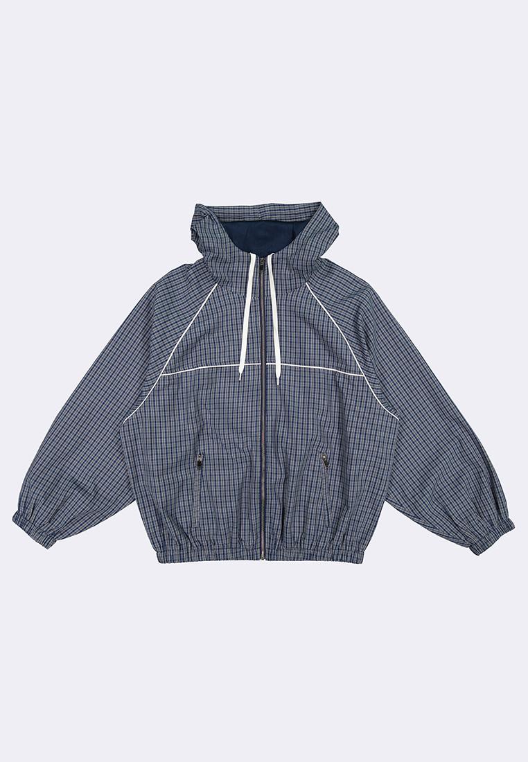 Men's Plaid Hoodie Jacket