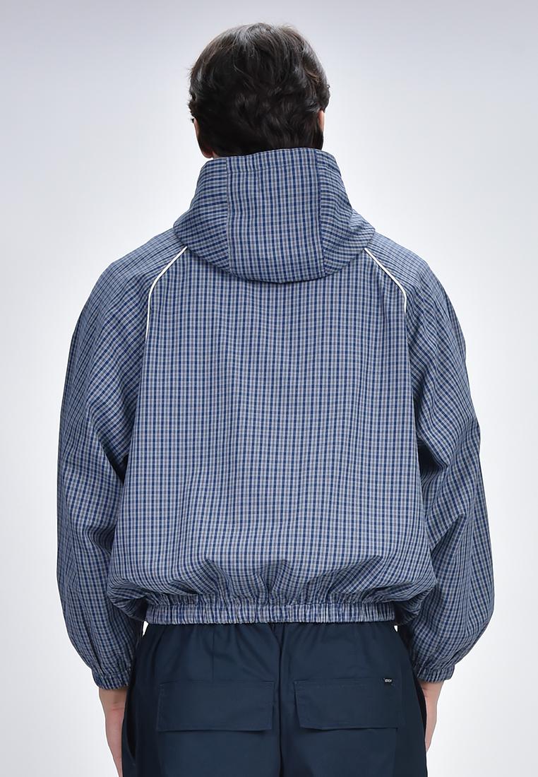 Men's Plaid Hoodie Jacket