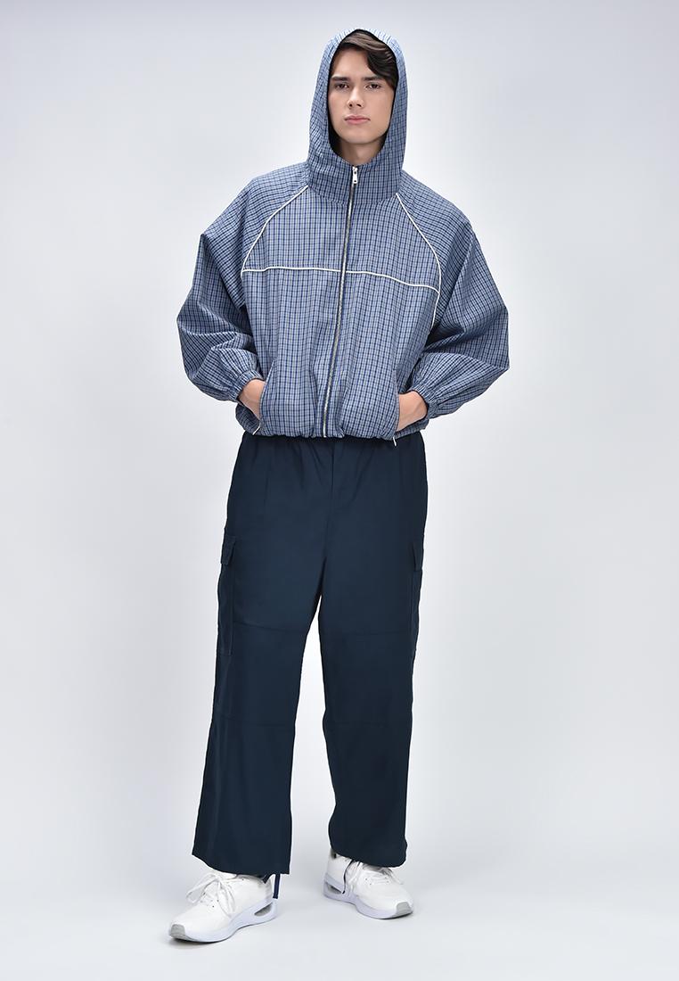 Men's Plaid Hoodie Jacket