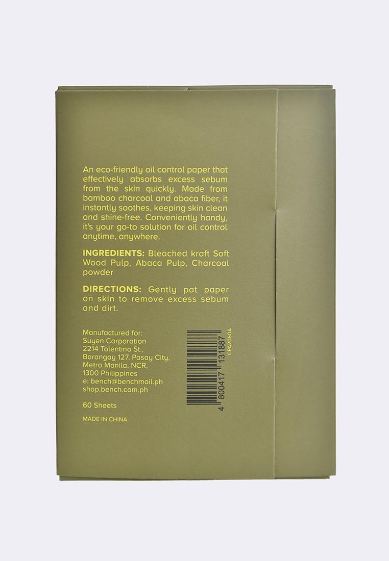 Bamboo Charcoal Oil Control Paper 60 sheets