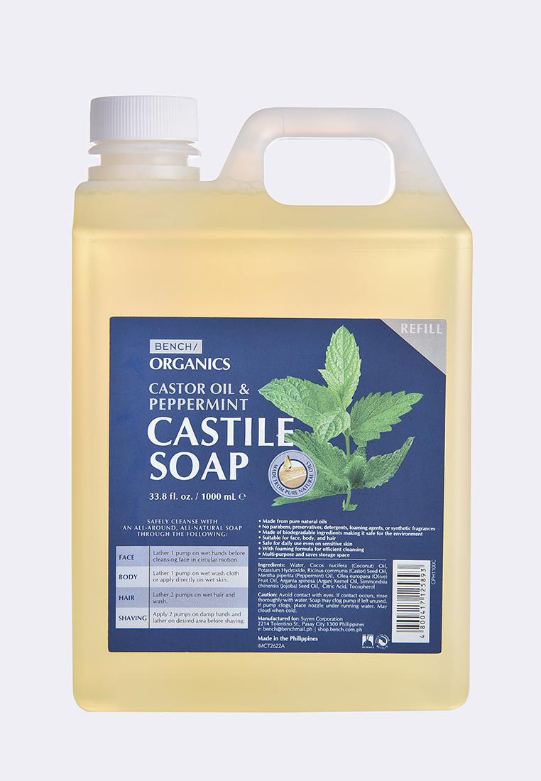 Castile Soap in Castor Oil and Peppermint