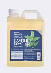 Castile Soap in Castor Oil and Peppermint