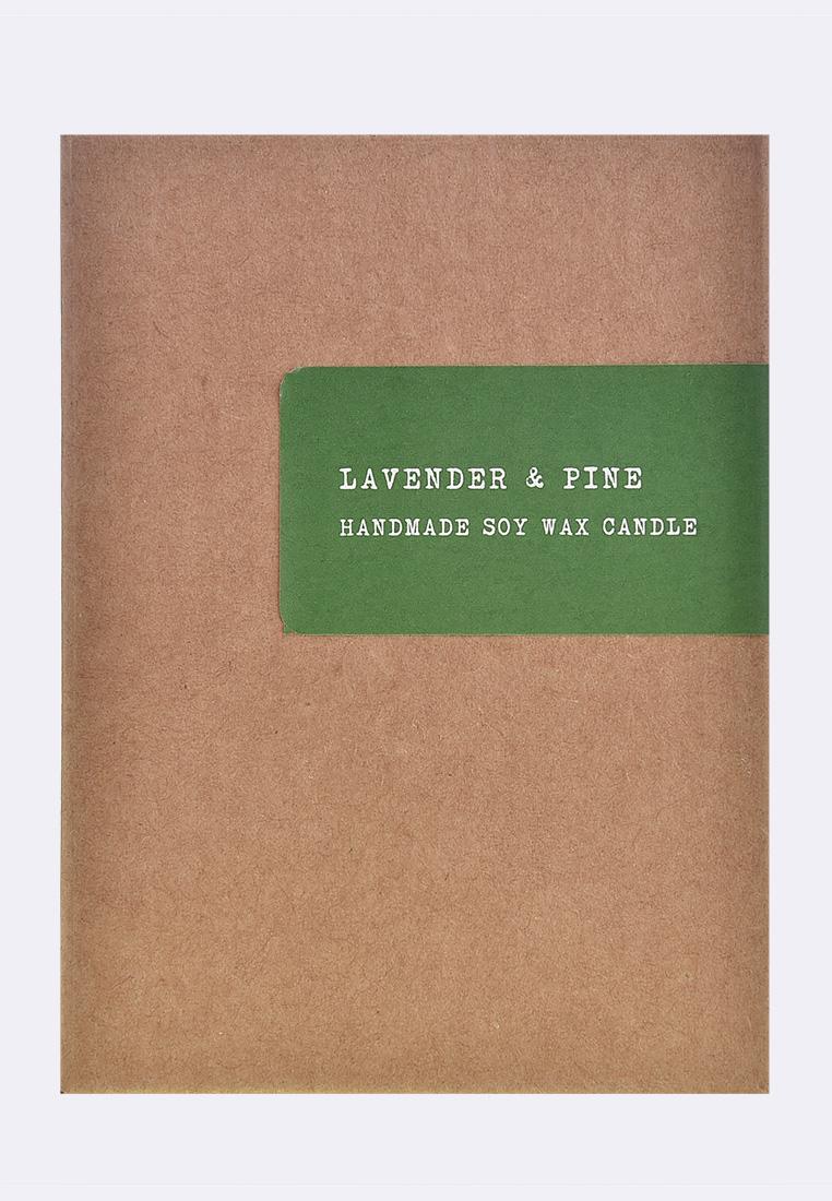 Scented Soy Wax Candle in Lavender and Pine