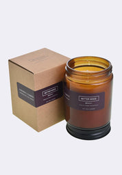 Handmade Scented Soy Wax Candle in Raspberry and Jasmine