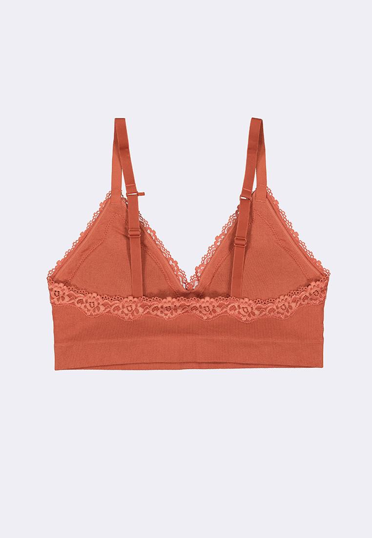Women's Seamless Lace Triangle Bralette