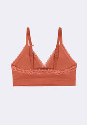 Women's Seamless Lace Triangle Bralette