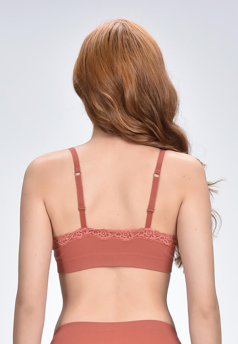 Women's Seamless Lace Triangle Bralette