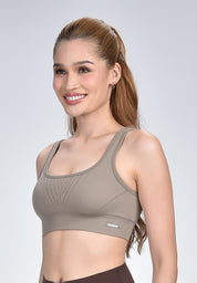 Women's Active Seamless Quick Dry Sports Bra With Removable Pads