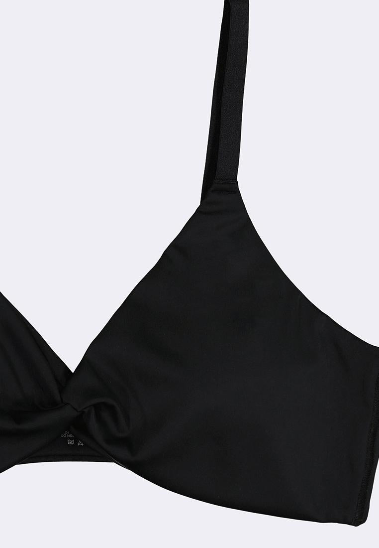 Women's Active Quick Dry Twist Front Yoga Bra With Fixed Pads