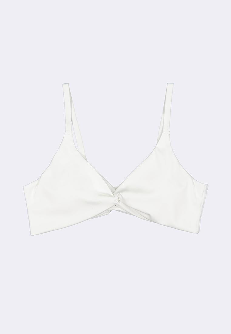 Women's Active Quick Dry Twist Front Yoga Bra With Fixed Pads