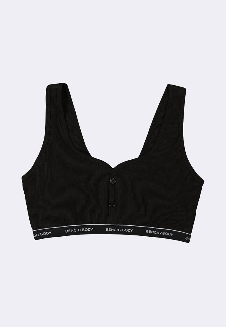 Women's Cotton Rib Lounge Bra