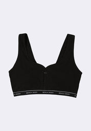 Women's Cotton Rib Lounge Bra