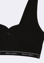Women's Cotton Rib Lounge Bra