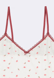 Women's Printed Strap T-Shirt