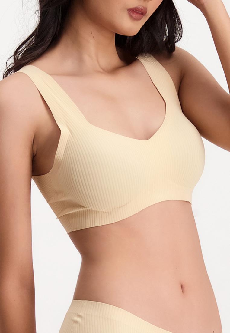 Women's Seamless Ribbed V-Bra