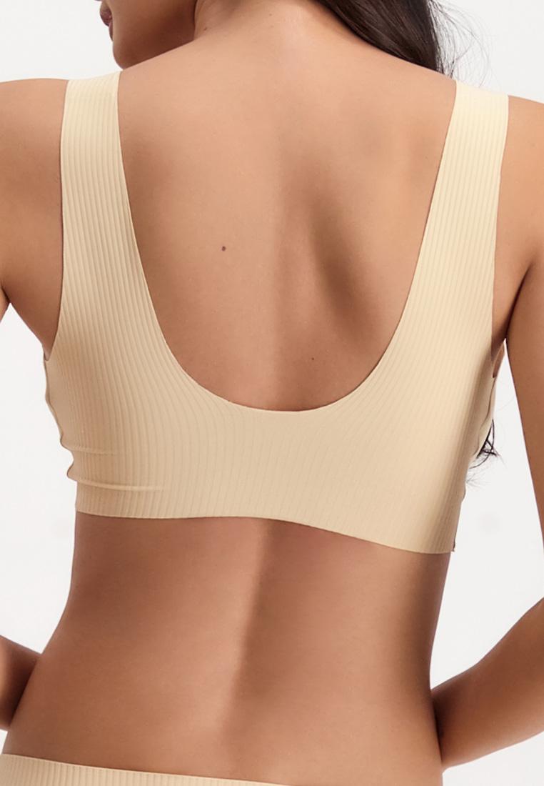 Women's Seamless Ribbed V-Bra