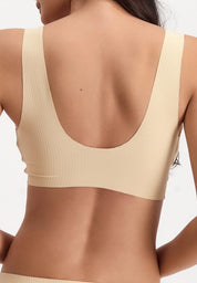 Women's Seamless Ribbed V-Bra