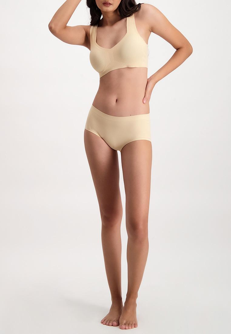 Women's Seamless Ribbed V-Bra