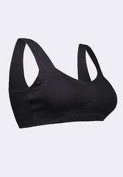 Women's Seamless Ribbed V-Bra
