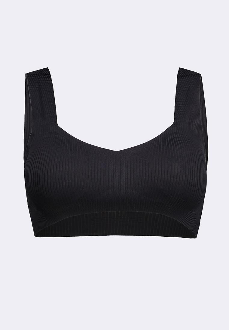 Women's Seamless Ribbed V-Bra