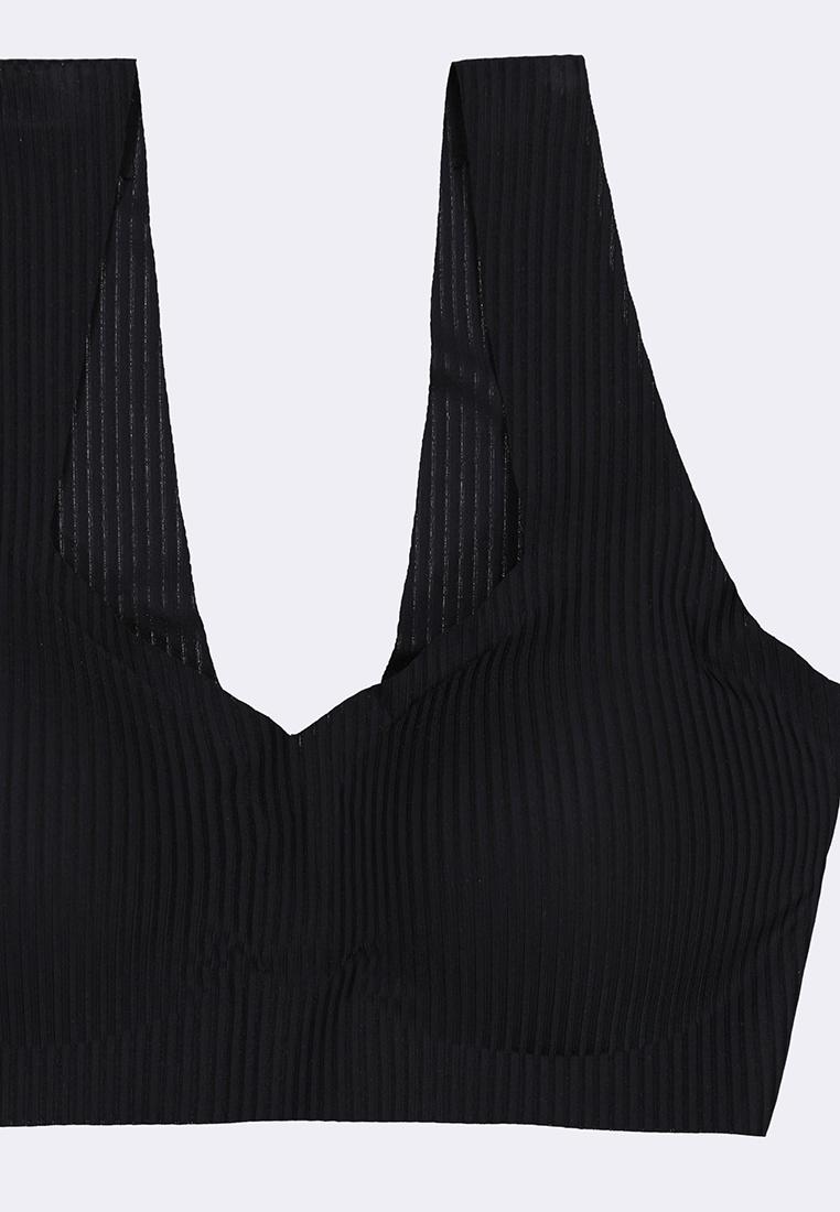 Women's Seamless Ribbed V-Bra
