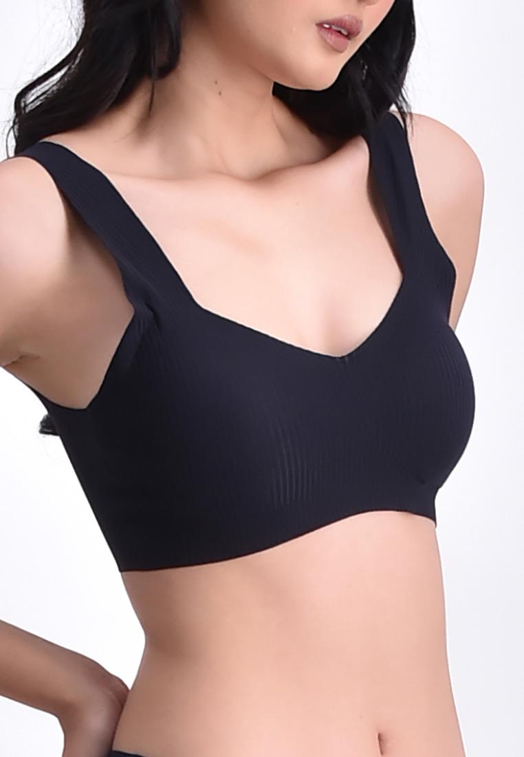 Women's Seamless Ribbed V-Bra