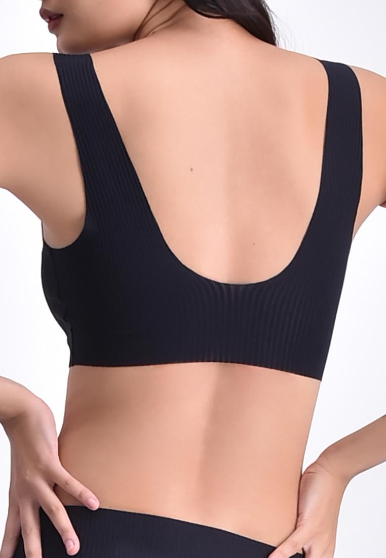 Women's Seamless Ribbed V-Bra
