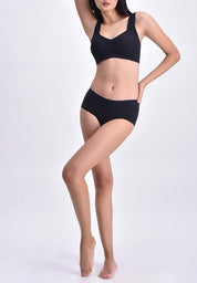 Women's Seamless Ribbed V-Bra