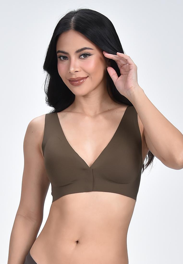 Women's Ultra Stretch Seamless V-Neck Bra