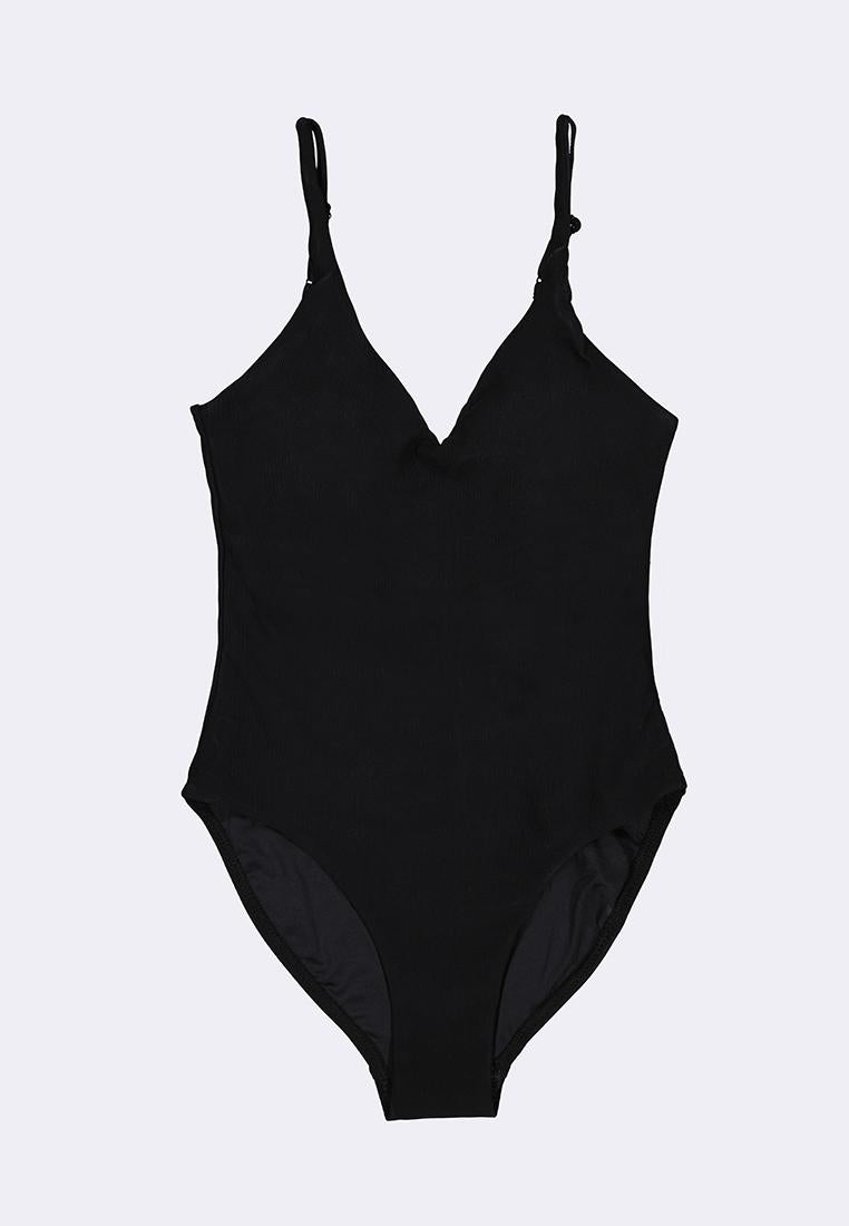 Women's V-Neck One Piece Swimsuit