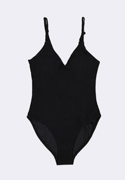 Women's V-Neck One Piece Swimsuit