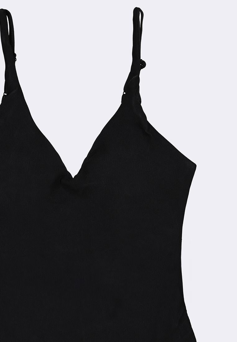 Women's V-Neck One Piece Swimsuit