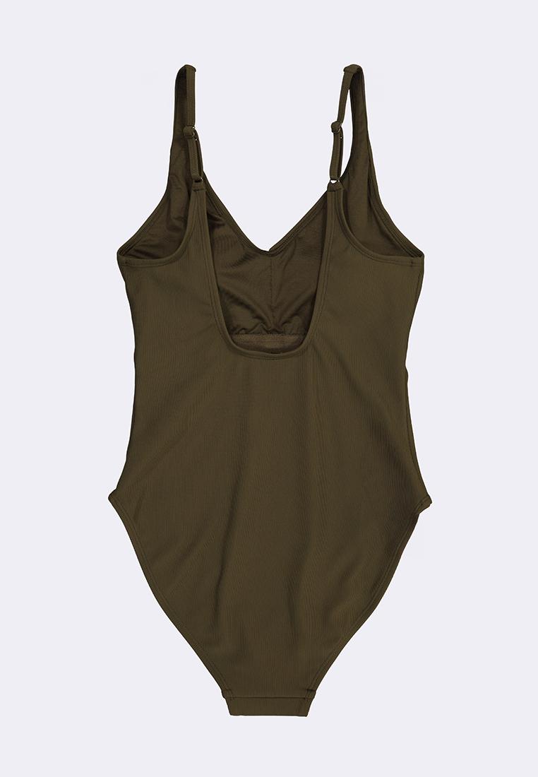 Women's V-Neck One Piece Swimsuit