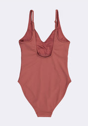 Women's V-Neck One Piece Swimsuit