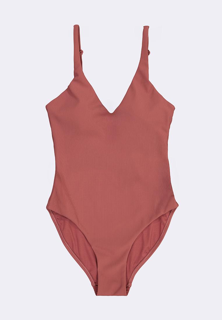 Women's V-Neck One Piece Swimsuit