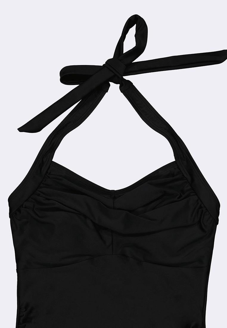 Women's V-Neck One Piece Swimsuit