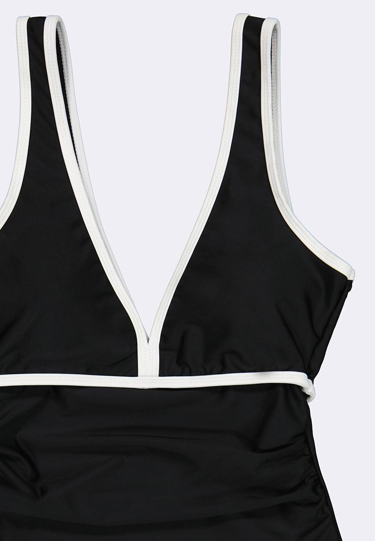 Women's Slimming V-Neck One Piece Swimsuit
