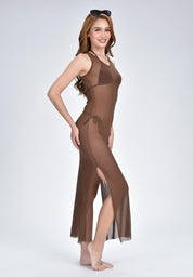Women's Cover-Up Mesh Dress