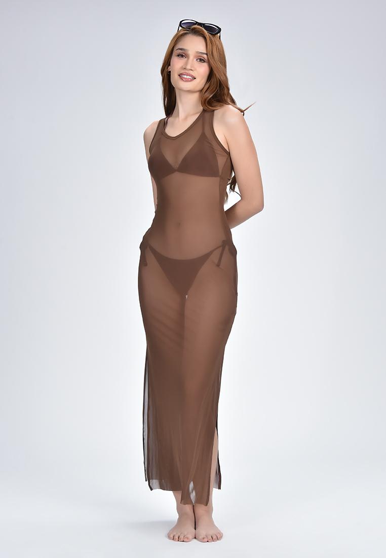 Women's Cover-Up Mesh Dress