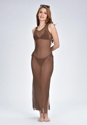 Women's Cover-Up Mesh Dress