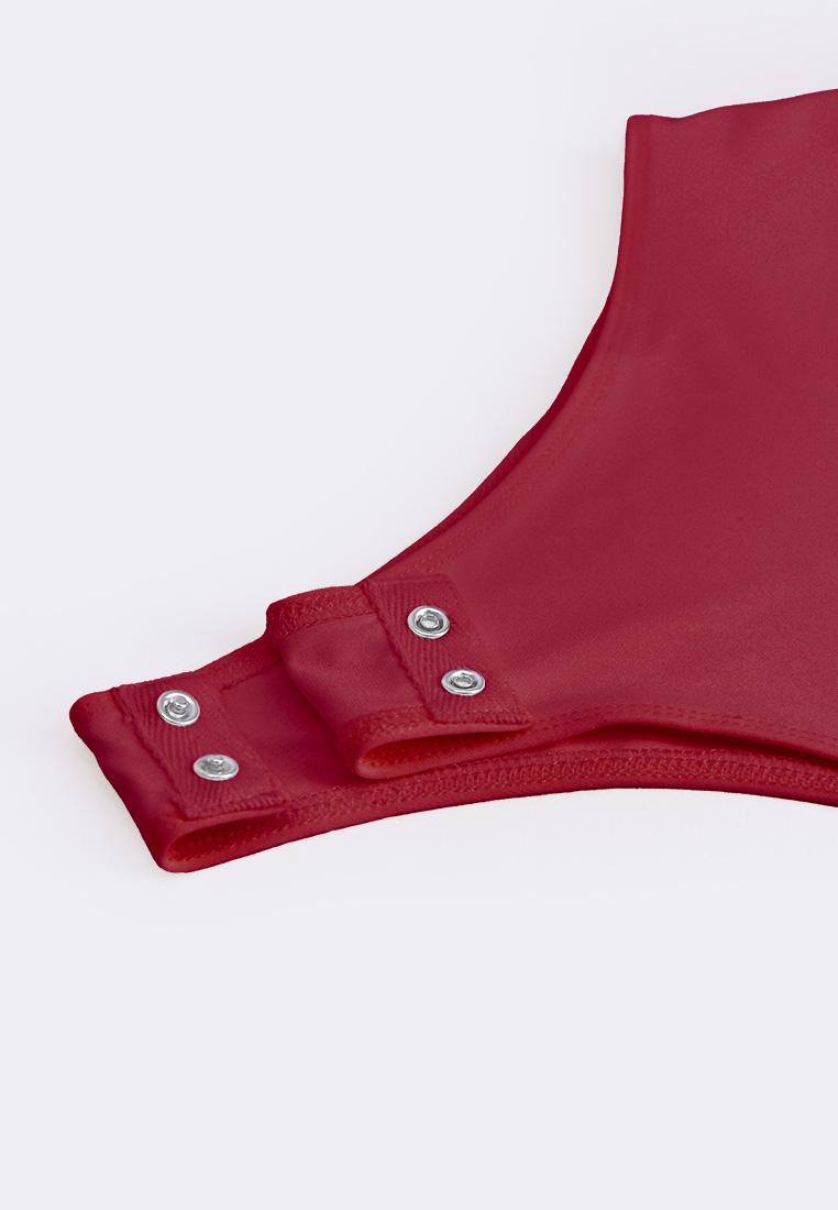 Women's Scoopneck Sleeveless Double Lined High Stretch Bodysuit