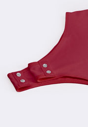 Women's Scoopneck Sleeveless Double Lined High Stretch Bodysuit