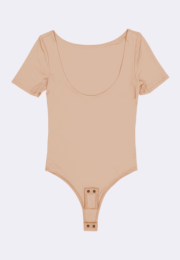 Women's Scoop Neck Short Sleeve Bodysuit
