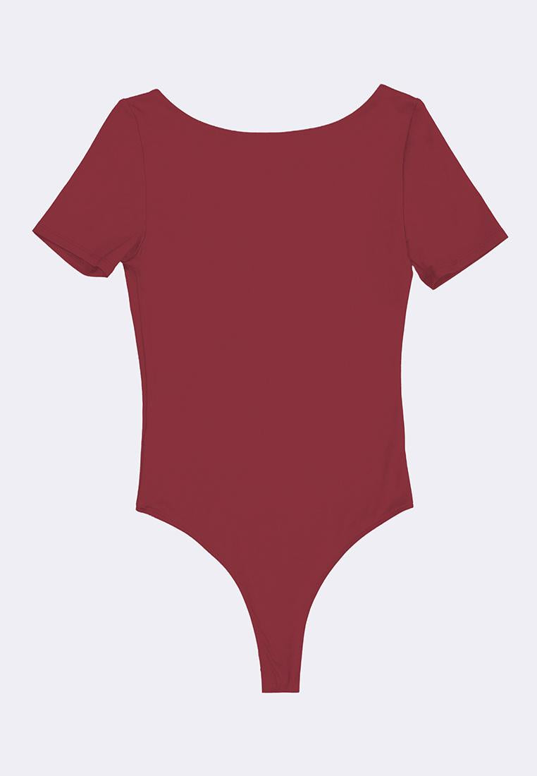 Women's Scoop Neck Short Sleeve Bodysuit
