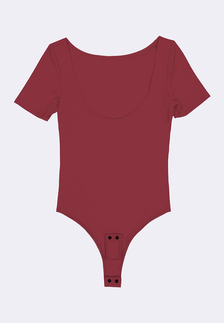 Women's Scoop Neck Short Sleeve Bodysuit